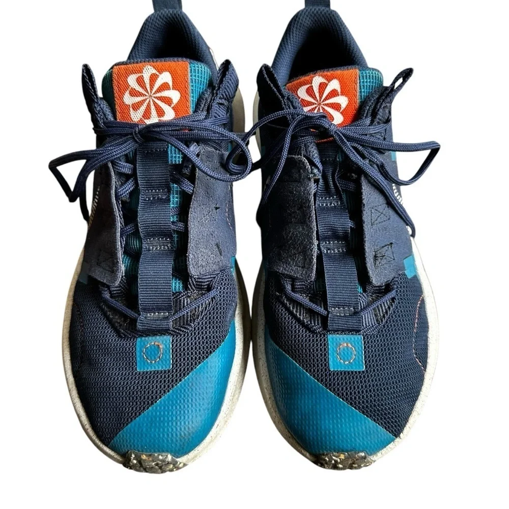 Nike Crater Impact Mid Midnight Navy Sneakers Shoes Youth 4.5